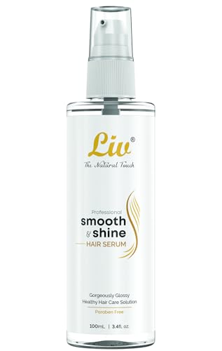 Liv Smooth and Shine Hair Serum | Frizz-Free, Heat Protection | Repairs & Strengthens | Adds Lustrous Shine | 100ml