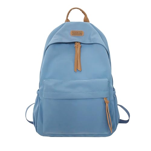 Sac à dos bleu grande capacité pour ranger toutes ses affaires de cours