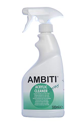 Ambiti Acrylic Cleaner 500 ml, Limpiador antiestático de Cristales y claraboyas acrílicas de autocaravanas y caravanas Cover