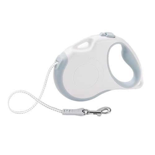 20kgまでの小型中型犬用の格納式犬用リード、伸縮可能な犬用リード、滑り止めハンドル付き、絡まりにくい強力なナイロンテープ、D-5m/25kg
