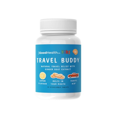 Travel Buddy Motion Sickness Relief Tablets for Kids