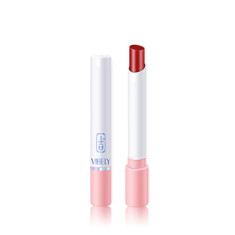 Vibely 4 Pcs Matte Waterproof Lipstick Set – Smoke Box Little Pipe Design | Long-lasting Velvet Lipstick Makeup Set | High Pigment, Non-Fading, Moisturizing Lipsticks for Women | Gift Set Cosmetics