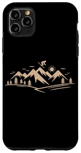 Ski Mountain Snow Skiing Retro Winter Vacation �X�}�z�P�[�X iPhone 11 Pro Max �p