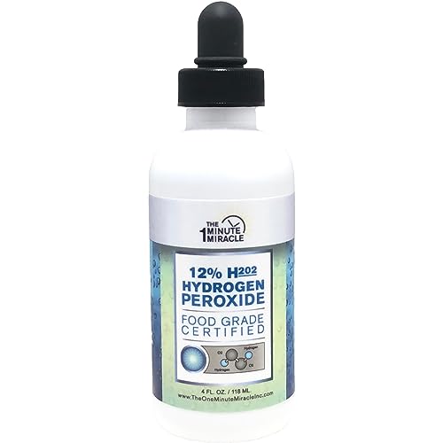12% Hydrogen Peroxide Food Grade - 4 Oz Bottle - Recommended By The One Minute Cure Book. Our Brand Omm Is The Choice By Professional, Alternative Medicine, And Homeopathic Communities.