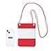 kurue Austrian flag Print Small Crossbody Shoulder Bag, Cell Phone Bag Wallet Purses with Adjustable Strap for Women