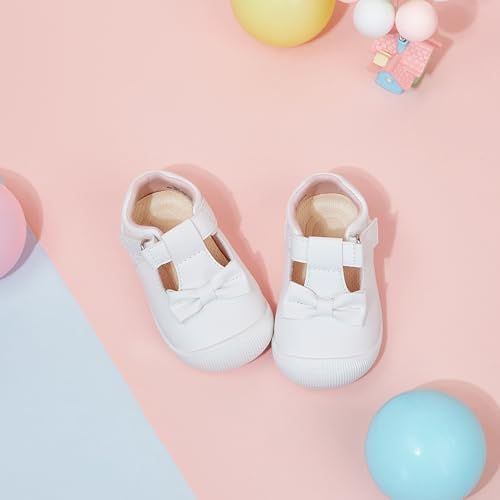 Image of PHIRAMIN Toddler Girl Mary Jane Dress Shoes-Little Girl School Uniform Shoes for Wedding Party