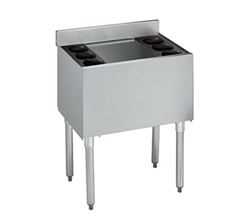Krowne Metal Ice Bin Acero Inoxidable 24"W 80 lb miniatura 1