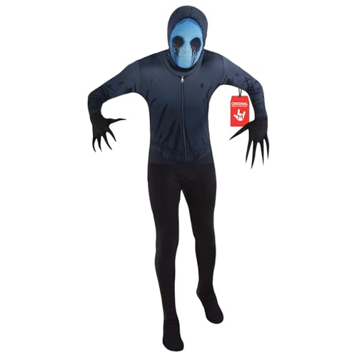 Morphsuits Official Eyeless Jack Urban Legends Kids Halloween Fancy Dress Costume - Medium (Age 8-10)