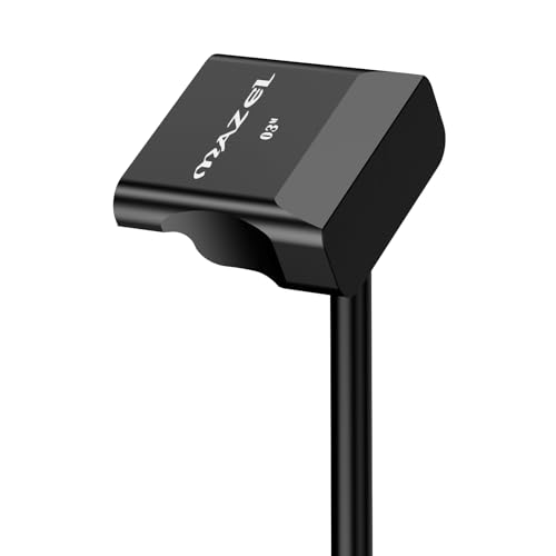 MAZEL Mini Golf Putter Trainer Aid 34 In with CNC Milled Face,Premium 431 Stainless Steel Material,Provides Softer Hand Feel,Improves Short-distance Putting Accuracy Greatly (Black 03)