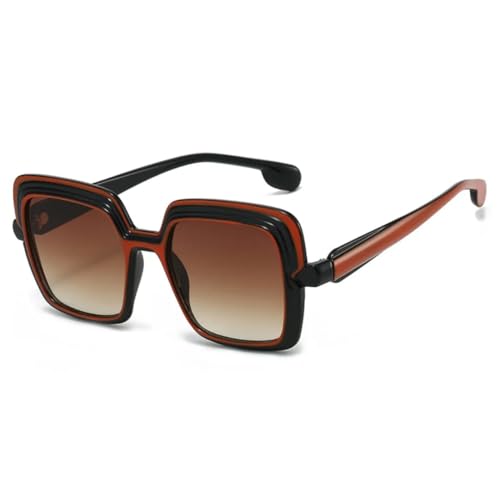 Lunettes de soleil de luxe en dégradé coloré haute protection élégante