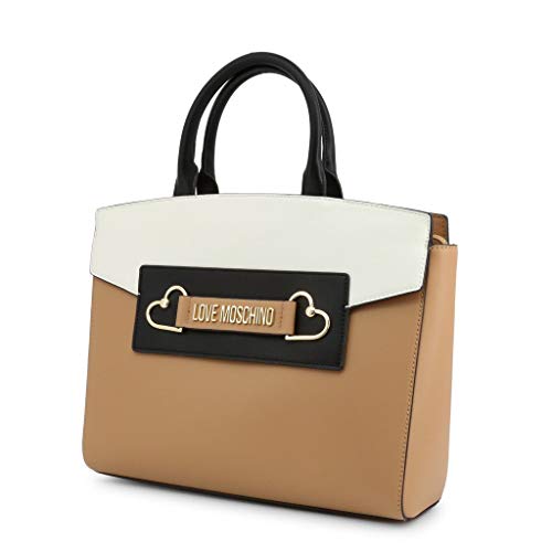 Love Moschino PE20 BORSA PU CAMMELLO BIANCO NERO