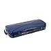 Crossrock Fiberglass Double Violin Case for Two Full-size Violins with TSA Lock-Navy Blue (CRF2020DVNVBL)