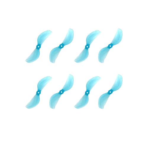 Rotors à 2 pales de 1.8 pouces en PC bleu pour hélice drone FPV 45mm