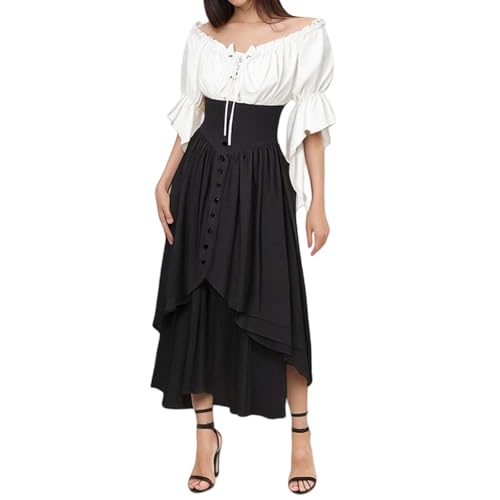 Ensemble deux pièces pour femme robe boutonnée et chemisier pour sublimer la silhouette