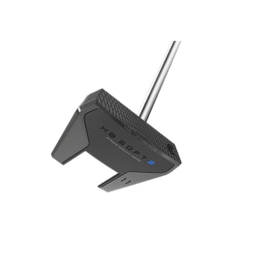 Cleveland Golf HB Soft 2 Putter (Model 11), Black, 35", Center Shafted - Oversized Grip, Right Hand