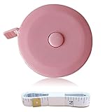 Litstone Tape Measure Retractable Measuring Tape for Body, Fabric, Sewing, Tailor, Craft Use, 60-inch (1.5 Meter), Small Push Button, Double Scale Rulers