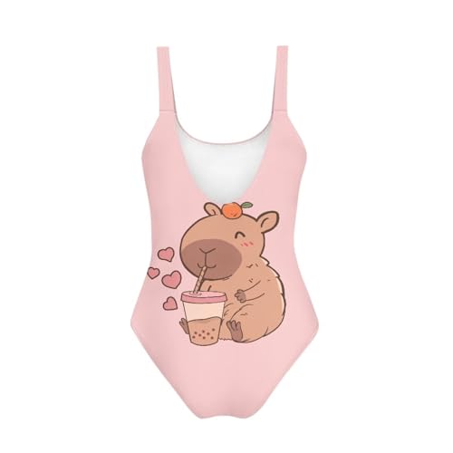 Image of Teens One-Piece Swimsuit Training Athletic Bathing Suits Quick Dry Beach Sport Swimwear Girls Dance Tank Leotards