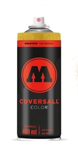COVERSALL COLOR # gold MOLOTOW 400ml hochdeckender Speziallack sehr gute UV-Beständigkeit