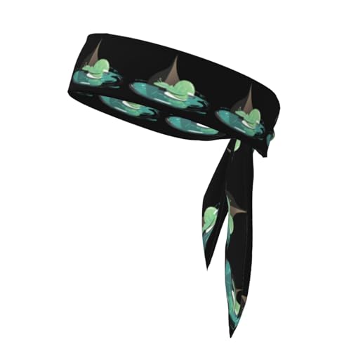 Sports Head Tie WHJSHOP Coconut Shell Water Shade Printing Quick Drying, Moisture Wicking for Women, Girls, and Men, Workout. Lightweight, Breathable
