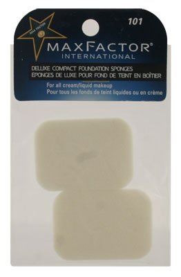 Max Factor International Deluxe Compact Foundation Sponges #101