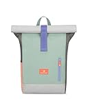 Johnny Urban Rucksack Kinder Jungen & Mädchen Mint - Junior Aaron - Kinderrucksack mit Brustgurt - Aus recyceltem Material - Ab 3 Jahre - 8L - Wasserabweisend