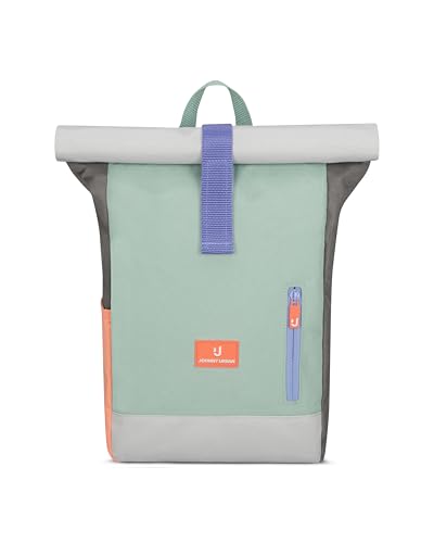 Johnny Urban Rucksack Kinder Jungen & Mädchen Mint - Junior Aaron - Kinderrucksack mit Brustgurt - Aus recyceltem Material - Ab 3 Jahre - 8L - Wasserabweisend