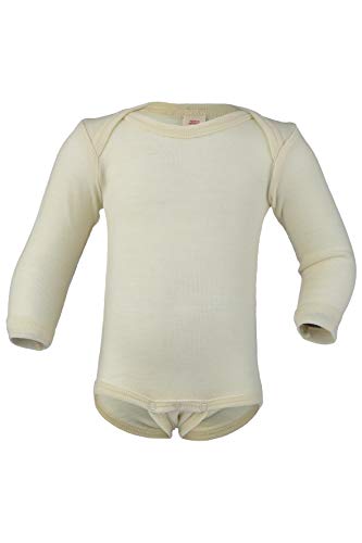 Body bébé laine mérinos Engel Naturel à manches longues 100% laine