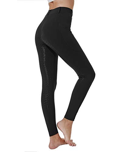 image for FitsT4 Sports FitsT4 Kids Full Seat Silicon Grip Riding Tights Horseba