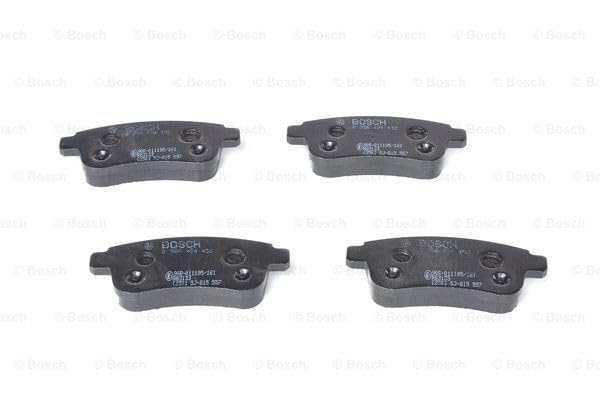 Bosch BP1315 Plaquettes De Frein Arrière Voiture - Qualité Bosch Premium, Faible Bruit & Poussière, Certifiées ECE-R90, Sans Cuivre - Jeu De 4 Avec Accessoires