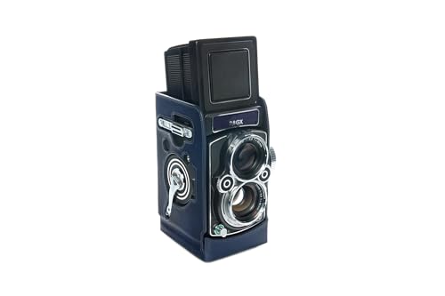 Protéger Rolleiflex 2.8GX avec le demi-étui cuir bleu TP Original