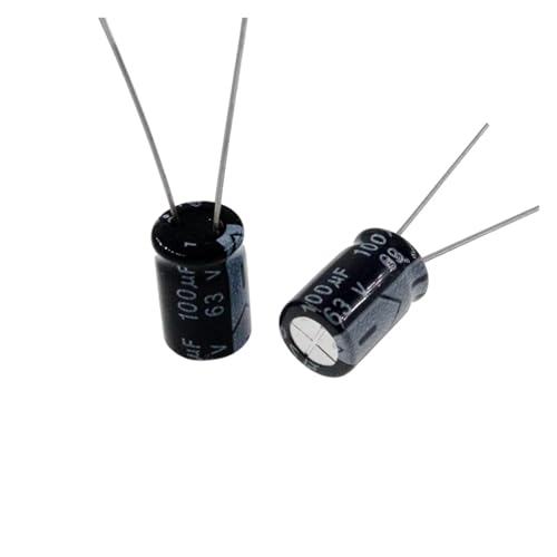 Condensateurs 100uF 63V en sachet de 50 pour restaurer vos vieux appareils audio
