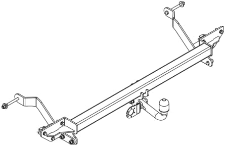 Diagram of the complete tow bar assembly