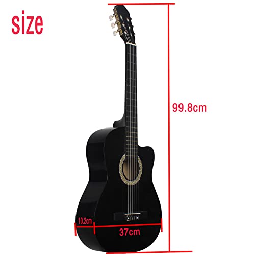 MEIeynt Guitare Acoustique Classique débutant 39 Pouces Kit de démarrage Adulte avec Sac de Transport accordeur de… - Les Beatles, Paul McCartney, John Lennon, RIngo Starr, George Harrison MEIeynt Guitare Acoustique Classique débutant 39 Pouces Kit de démarrage Adulte avec Sac de Transport accordeur de… – Image 8