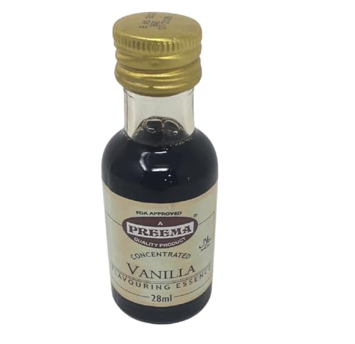 Herbsnspiceit - 12 esencias aromatizantes de alimentos diferentes, 4 botellas de 28 ml, diferentes sabores, Halal Pree ma - Herbsnspiceit (28 ml, vainilla)