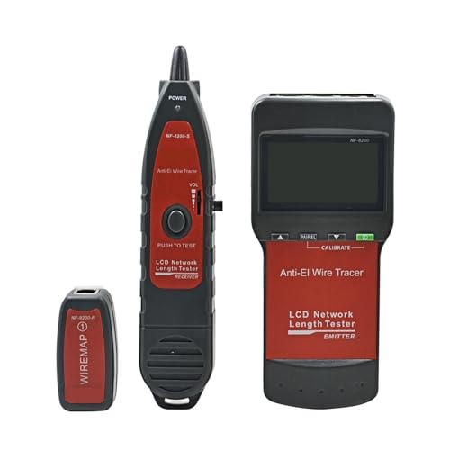 NF-8200 Lan �e�X�^�[ RJ45 RJ11 �P�[�u���g���b�J�[�l�b�g���[�N�P�[�u���e�X�^�[ LCD �f�B�X�v���C�t���d�b���g���b�J�[�g���[�T�[�C�[�T�l�b�g