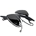 Auto Fold Reversing Rearview Mirror Power Electric Folding Side Mirror For VW Golf MK7 7.5 (Black Color)