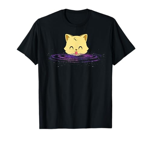 Vía Láctea Galaxy Cat Universe Science Camiseta