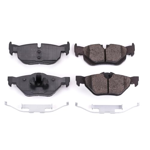 Image of PowerStop Rear Brake Pads for BMW 128i 2008-13 |323i 2010-11 |325i 2006 |328i 2007-13 |328i xDrive 2009-13 |BMW 328xi 2007-08 - Z17 Ceramic Brake Pads with Installation Hardware, 17-1267