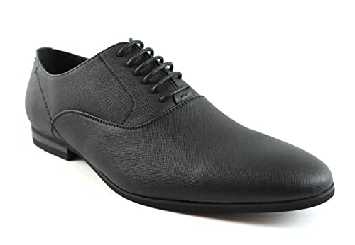 New Men's Plain Pointed Round Toe Dress Shoes Lace up Oxfords by Azar