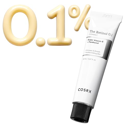 COSRX 純粋レチノール0.1クリーム20ml レチノールクリーム ビタミンE アラントイン ヒアルロン酸 パンテノール ピュアレチノール ハリ ツヤ 弾力 敏感肌 人体適用テスト済み コスアールエックス 韓国スキンケア 韓国化粧品のサムネイル