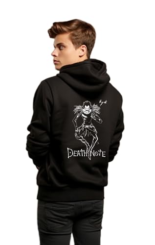 Image of Be Crazy Anime Printed Black Hoodie /Graphic Printed Hoodie /Hoodie for Men & Women /Warm Hoodie /Unisex Hoodie