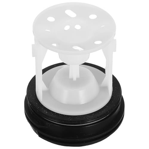 MUCKLILY Tapa de Filtro para Bomba de Desagüe de Lavadora Válvula de Sellado de Plástico Malla para Retener Pelusa Junta para Tubo de Desagüe Compatible Modelos Múltiples Accesorio