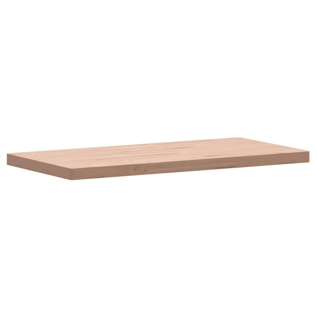 Waschtischplatte Massivholz Buche 100x50x4 cm, Holzplatte Zuschnitt für Bad und Küche, kratzfest, wasserfest, hitzebeständig, vielseitig als Arbeitsplatte, Tresenplatte, Werkbankplatte