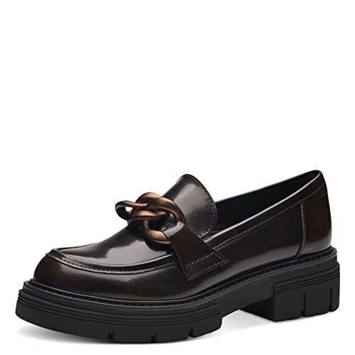 Image of MARCO TOZZI Women's Elegant Vegan Loafer with Heel