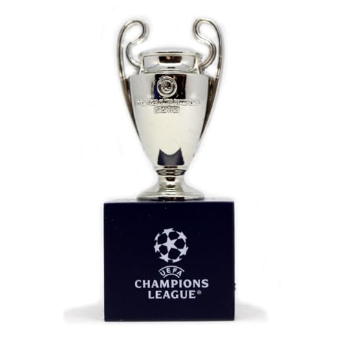 UEFA UEFA-CL-45-HP Réplica Liga de Campeones Encendido Madera Pedestal, Unisex-Adult, Metal, Trofeo...