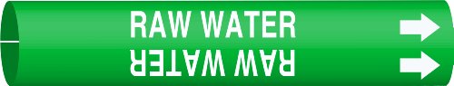 Marqueur B-915 Brady Raw Water signalisation tuyau plastique vert 4116-G