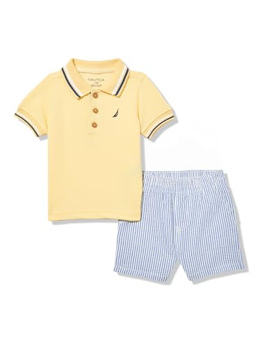 Image of Nautica Boys' 2pc Polo Short Set