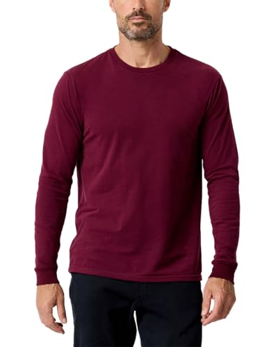INTO THE AM Long Sleeve Shirt for Men - Athletic Fit Plain