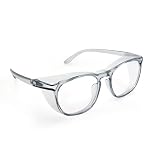 JING LEI Anti Fog Safety Glasses Clear Eye Eyewear Blue Light Blocking Anti Dust UV400 Protection Goggles for Women Men
