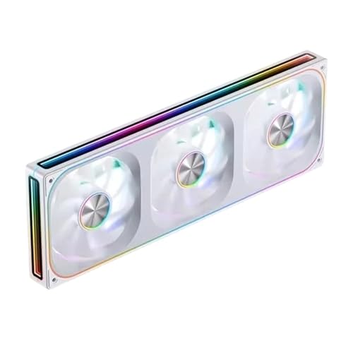Ventilateur de châssis ZA-360W 5V 12cm PWM blanc pour PC de jeu